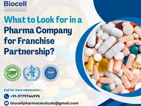 What to Look for in a Pharma Company for Franchise Partnership?