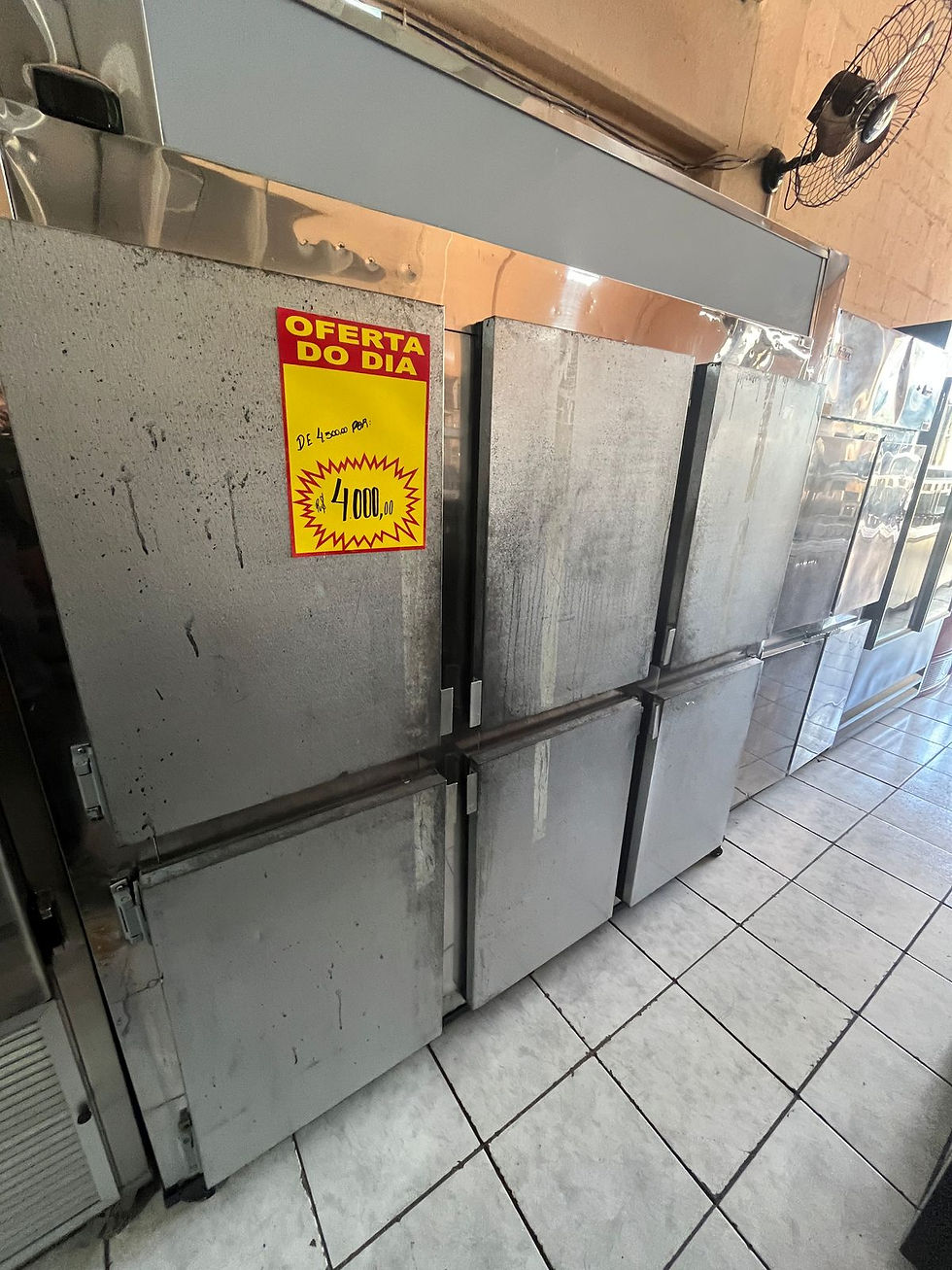 Refrigerador 6 portas inox