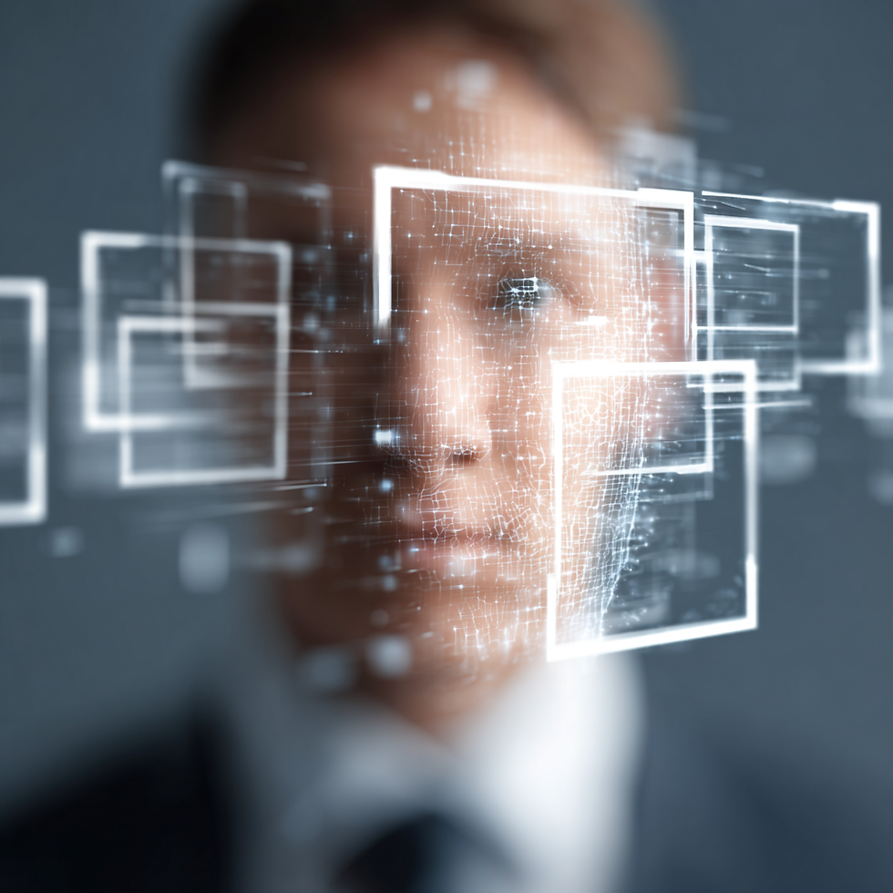 Image of a man adopting technology