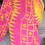 Thumbnail: Pink and Yellow Floor Length Kaftan Duster