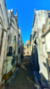 Dibujando en el cementerio de recoleta