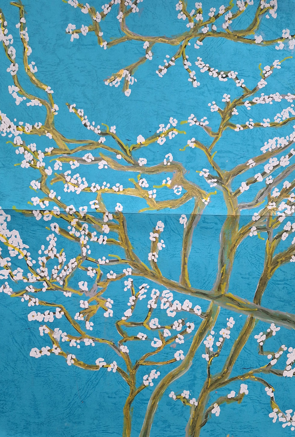 Pintando los Cerezos de Van Gogh