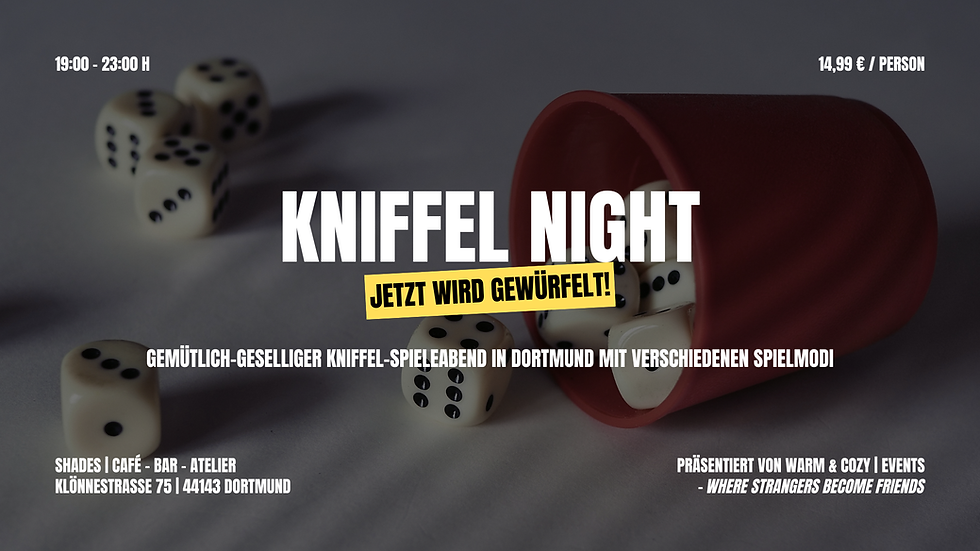 Kniffel Night: Jetzt wird gewürfelt!