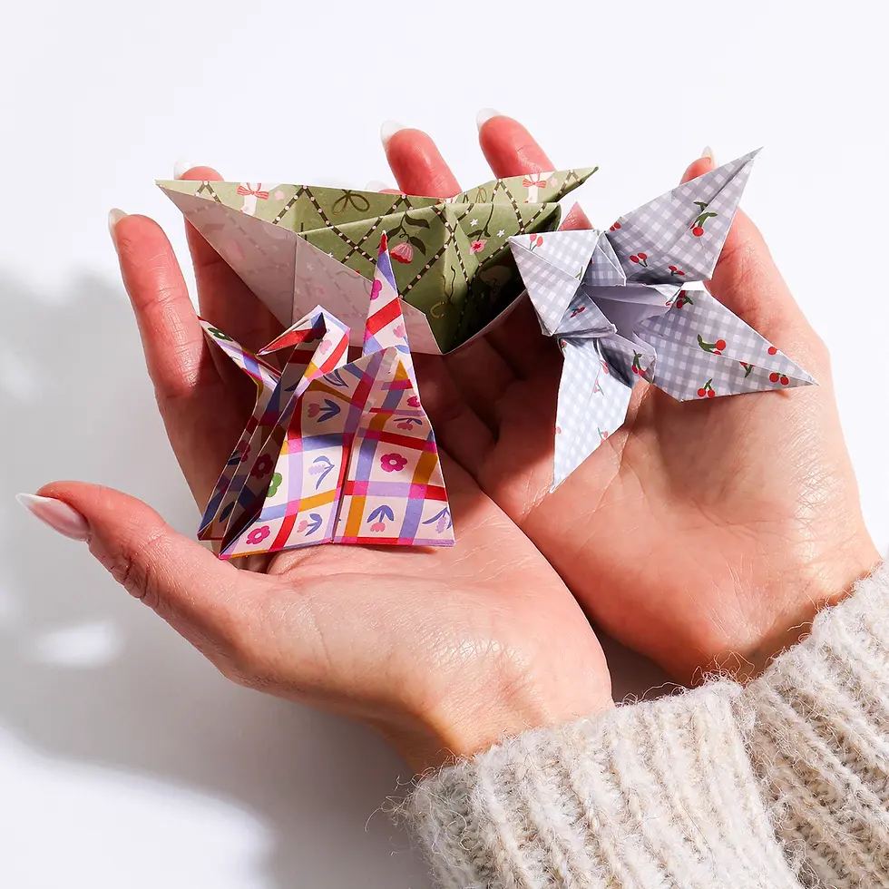 Thumbnail: Journey of Something Origami Set - Kitsch Patterns