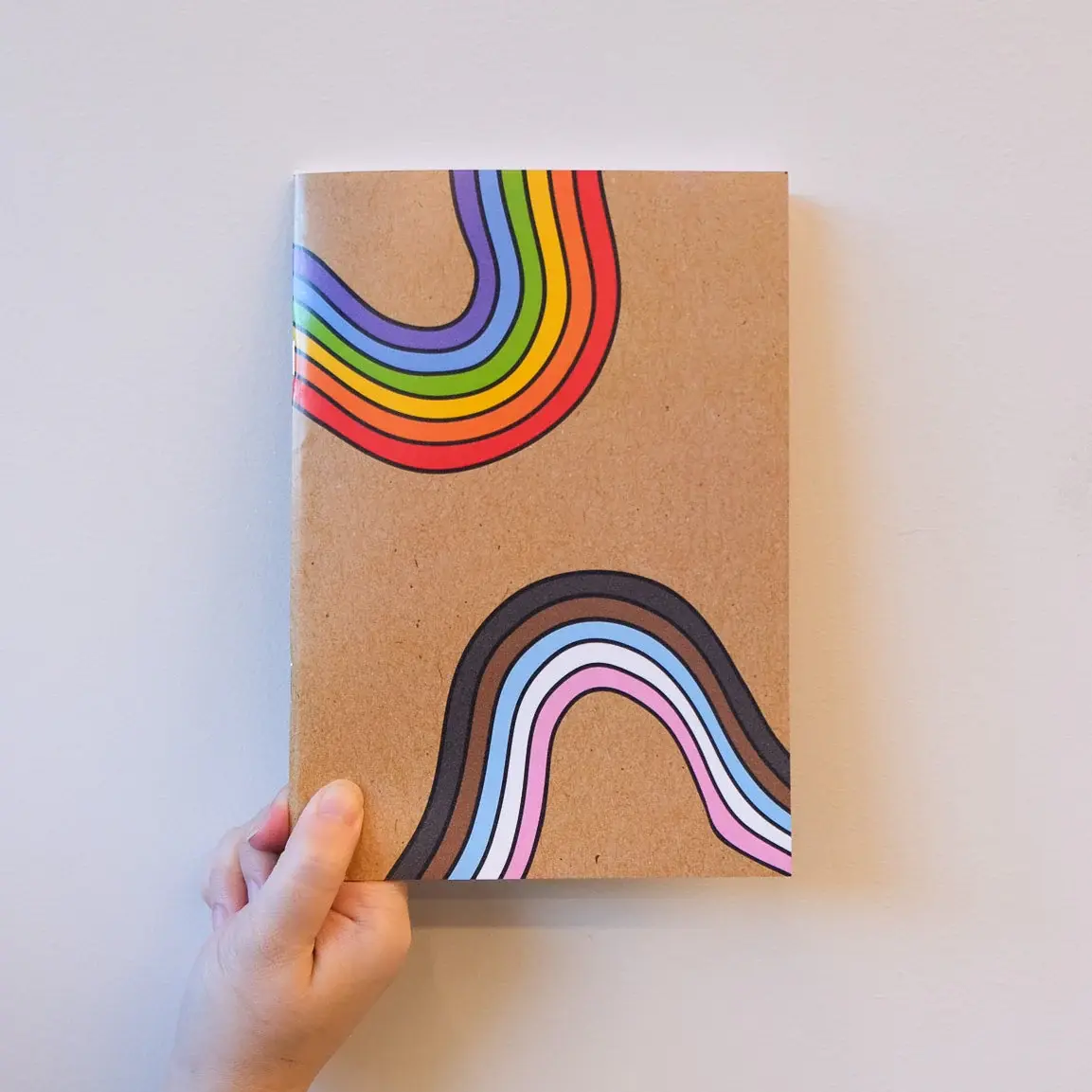Minus18 LGBTQIA+ Pride Notebook - Progress Pride