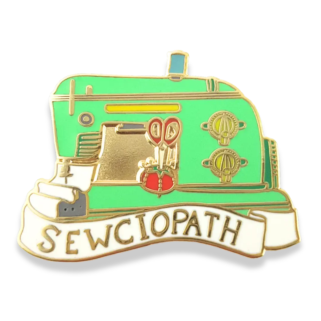 Jubly-Umph Enamel Lapel Pin - Sewciopath
