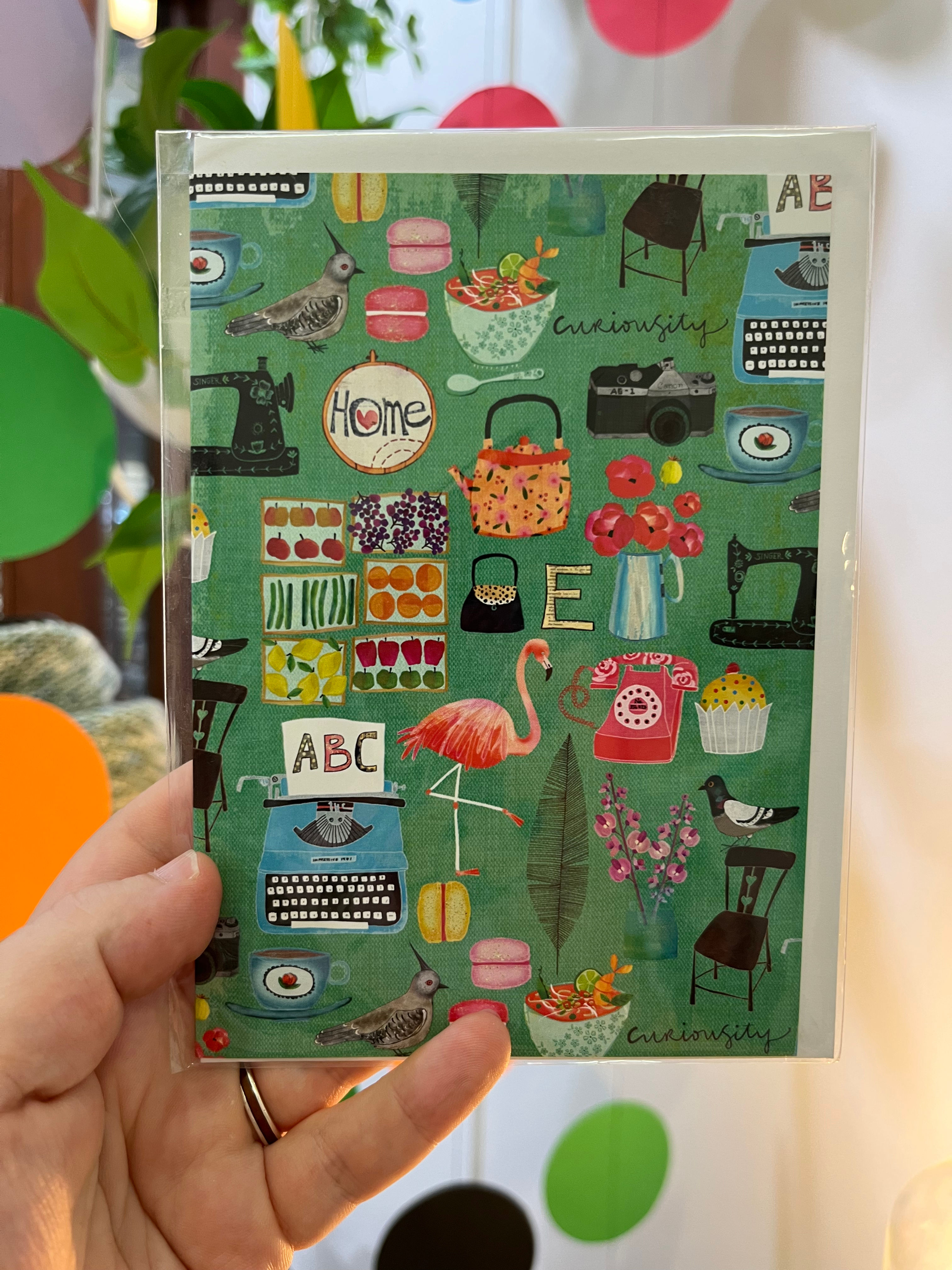 Kate Mason Greeting Card - Cosy at Home