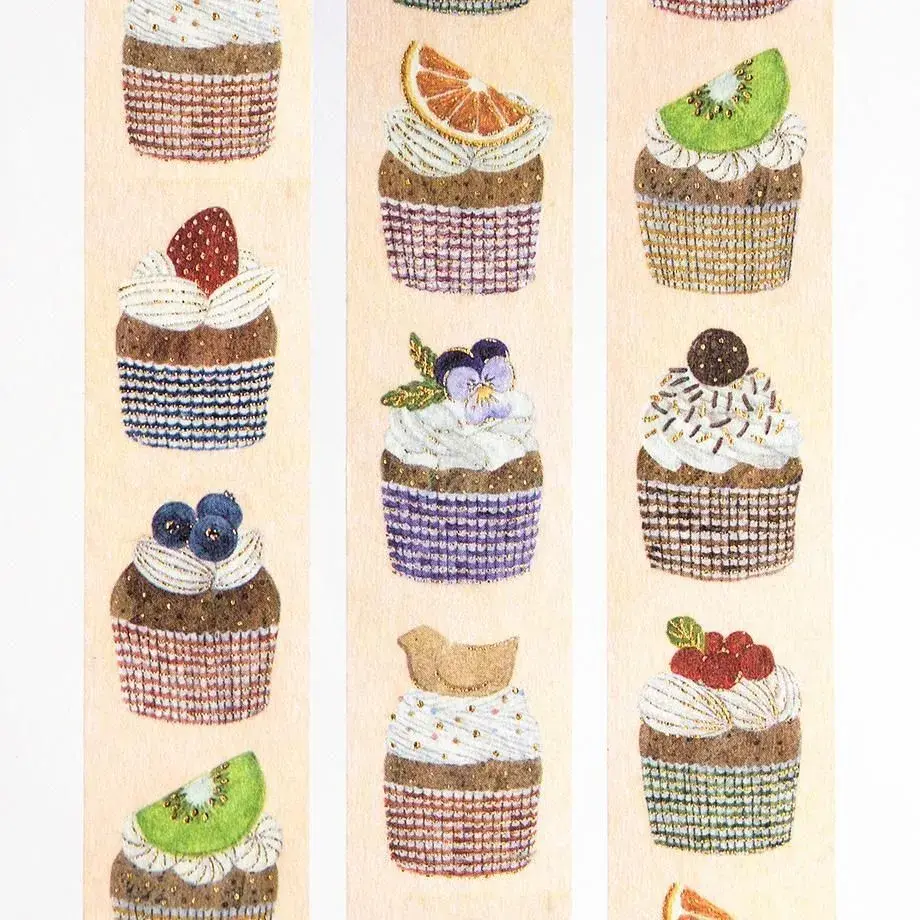 Thumbnail: Cozyca Products x Midori Asano Foil-stamped Washi Tape - Three O'Clock