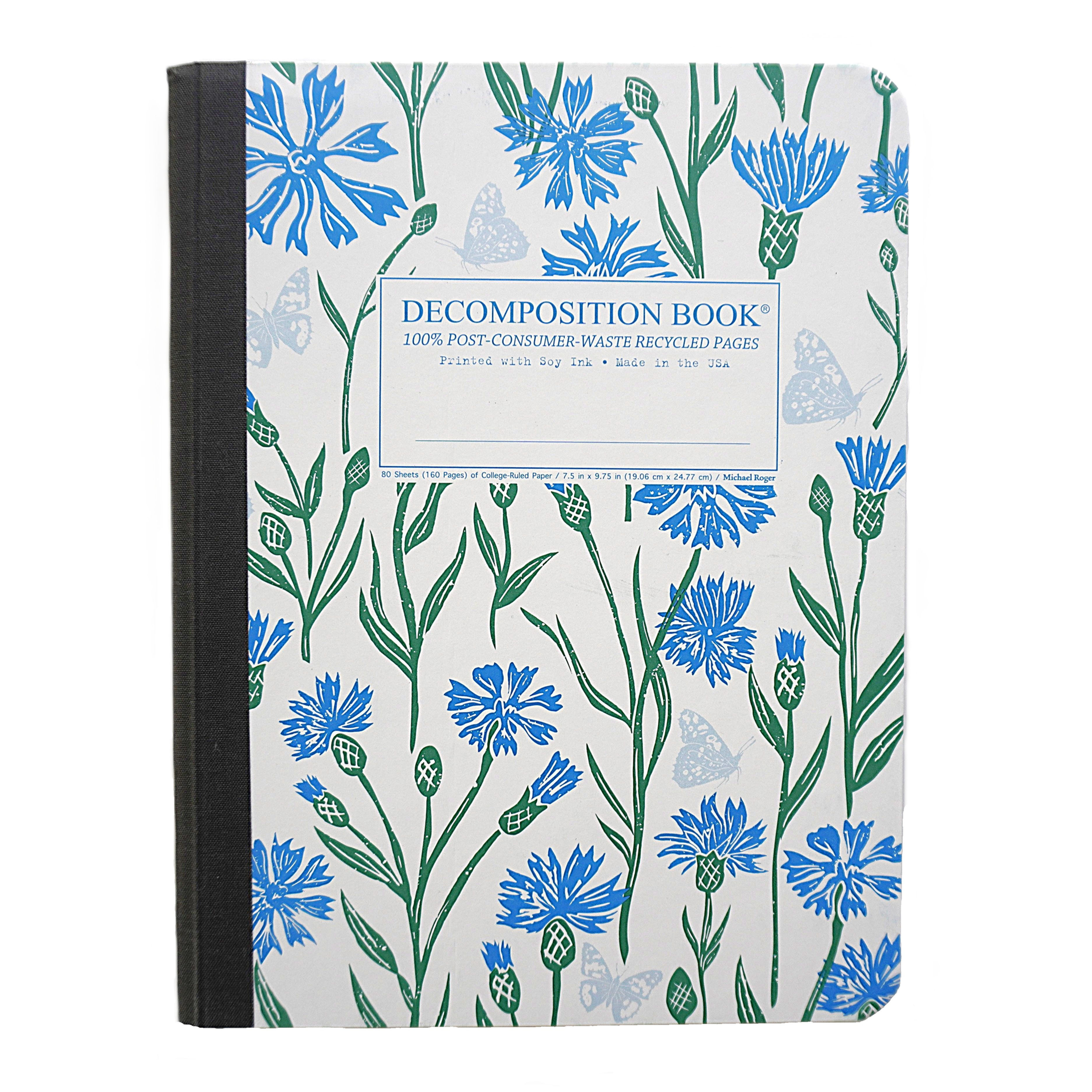 Decomposition Book Large Notebook - Cornflower