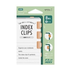 Midori Chiratto Index Clips - Small Copper