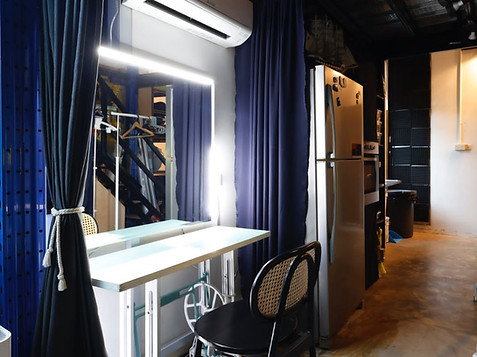 Makeup and Wardrobe Area