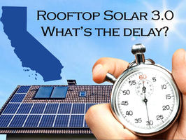 As Californians & planet sweat, rooftop solar revisions stuck in limbo