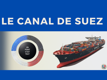 Le canal de Suez 🚢