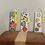 Thumbnail: bookmark set of three, red, white, yellow, black