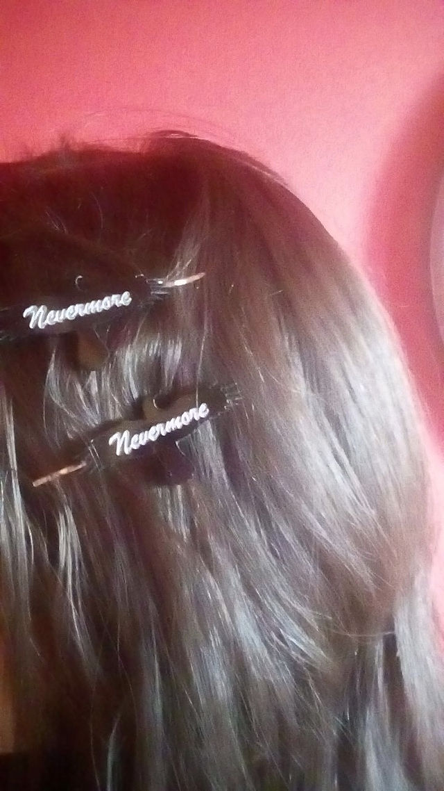 Nevermore hair clips