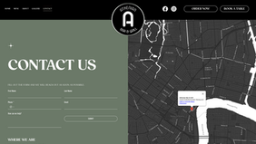 Athenian Bar and Grill website by Trebl Media