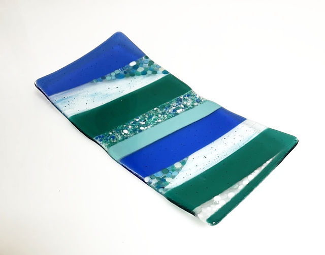 élève création fusing verre