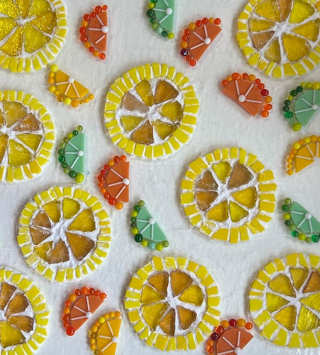 détail tableau fusing avant cuisson