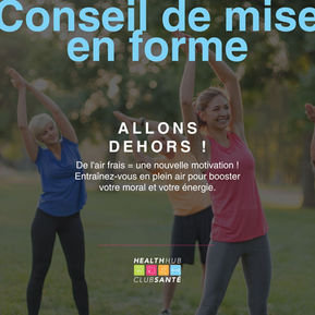 Entraînement en plein air = résultats garantis ! 🌞🏃♂️