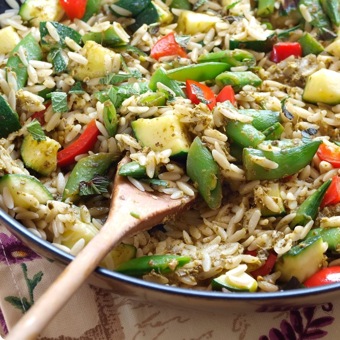 Spring Pea & Lemon Orzo Salad