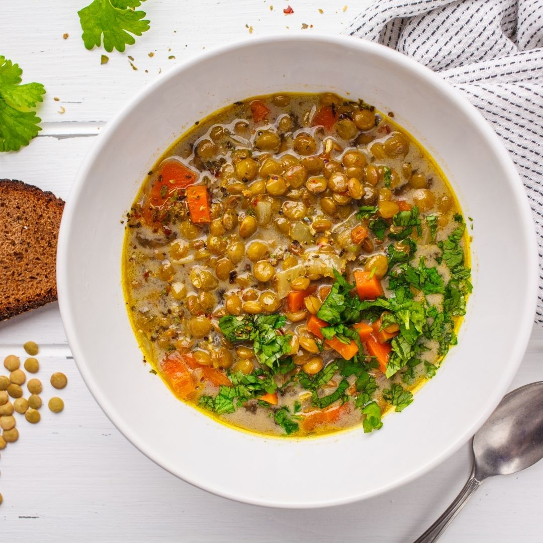 Savory Lentil & Sweet Potato Stew