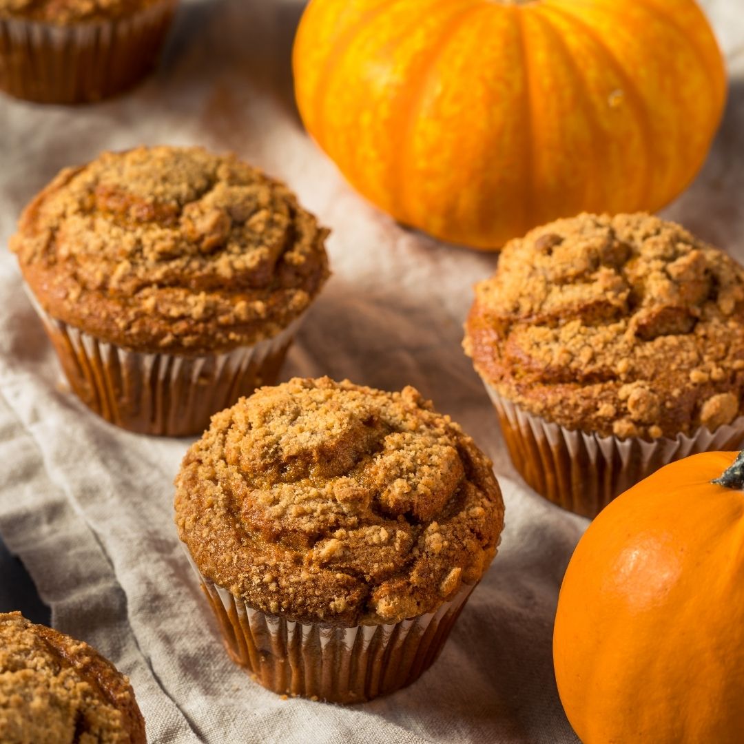 Pumpkin Tahini Muffins