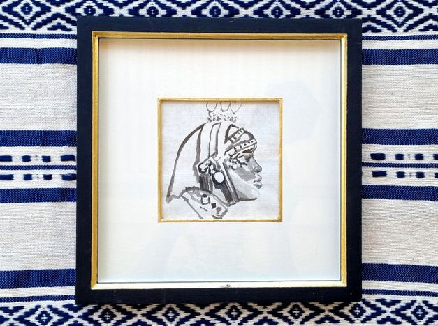 Wildlife art, wildlife artist, Landscape paintings, Still Life Art, oil paintings, Amy Sandys-Lumsdaine, Kenya art, wildlife paintings, animal art, animal artist, wildlife oil paintingssamburu man