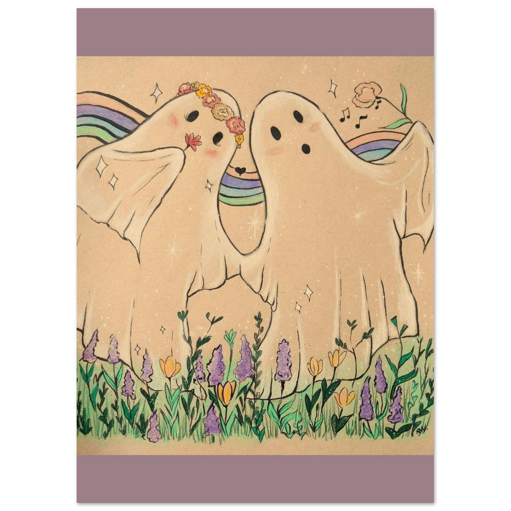 "Two Flower Ghouls" Prints