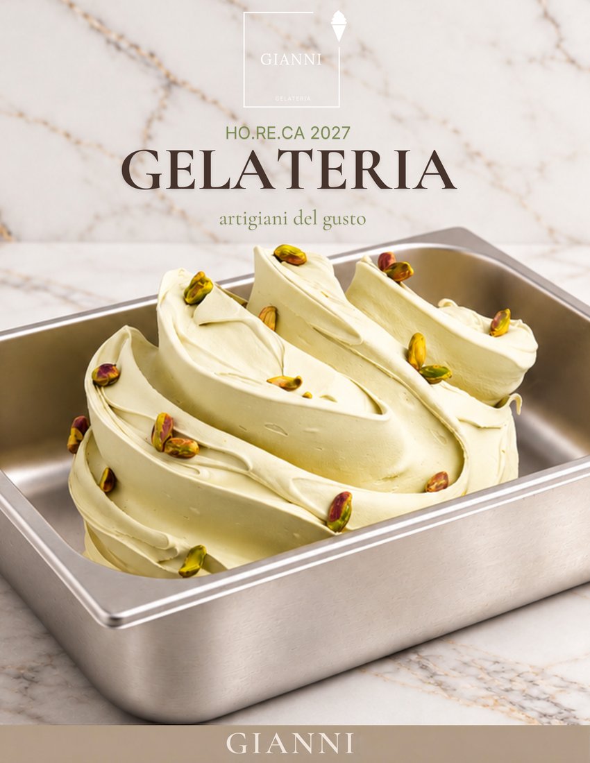 Copertina originale del catalogo Gianni Gelateria
