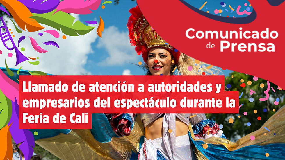 Llamado de atención a autoridades y empresarios del espectáculo durante la Feria de Cali