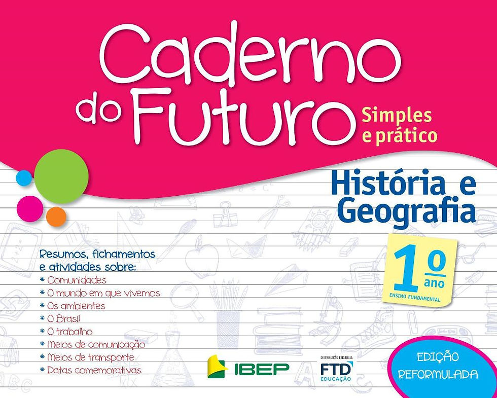 Caderno do Futuro História e Geografia - 1º ano