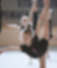 Young Gymnast Stretching