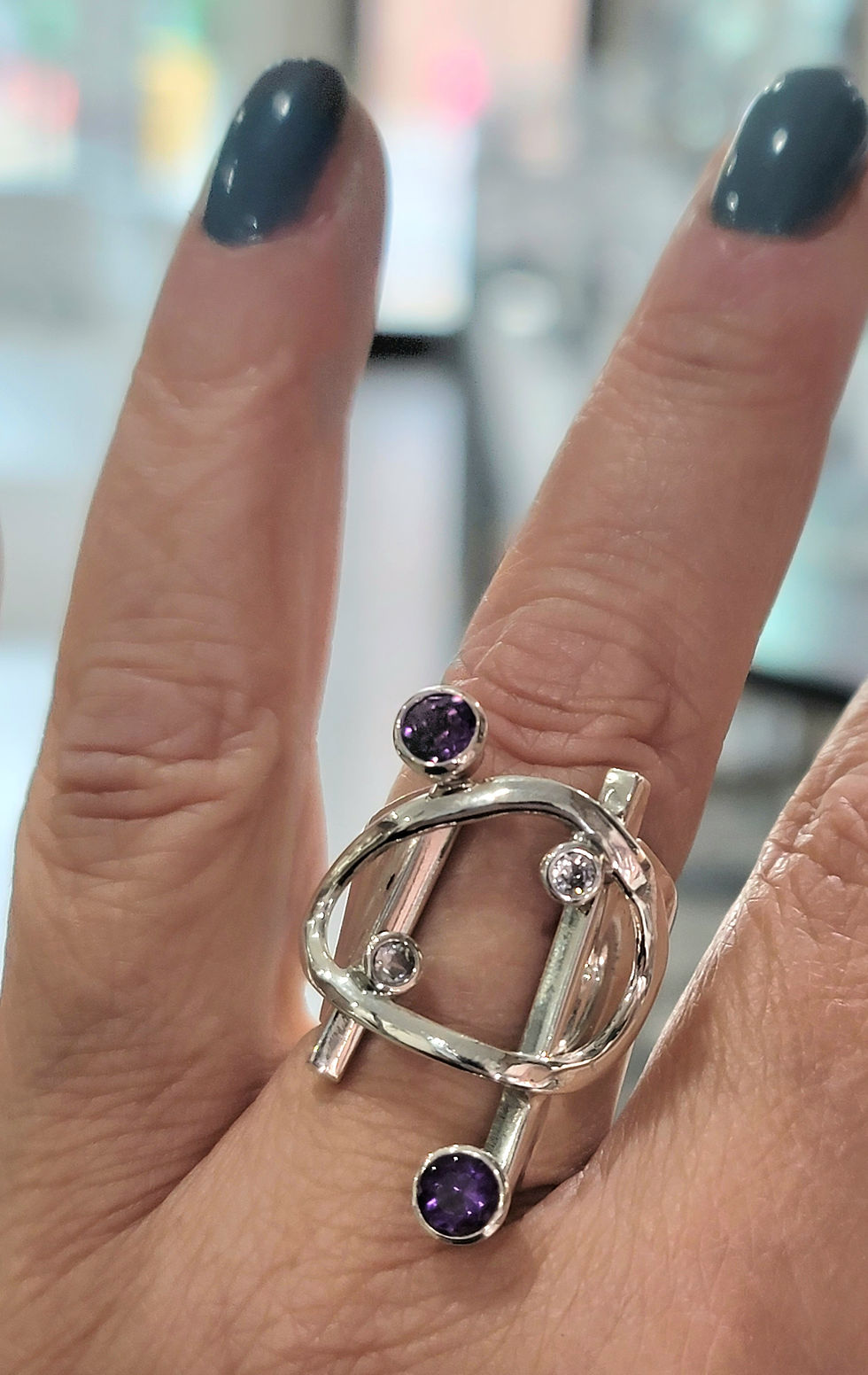 Thumbnail: Wrap dot amethyst 