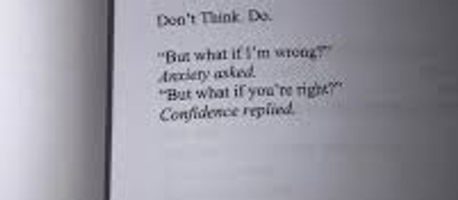 don't THINK...