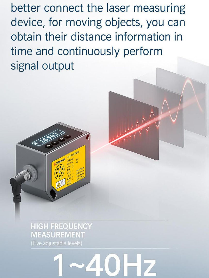 Thumbnail: SNDWAY Laser Displacement Sensor Output RS232 RS485 20 Meter LDS20DA