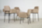 Miniaturbild: Set of 2 Nathan Lindberg bar stools with arms