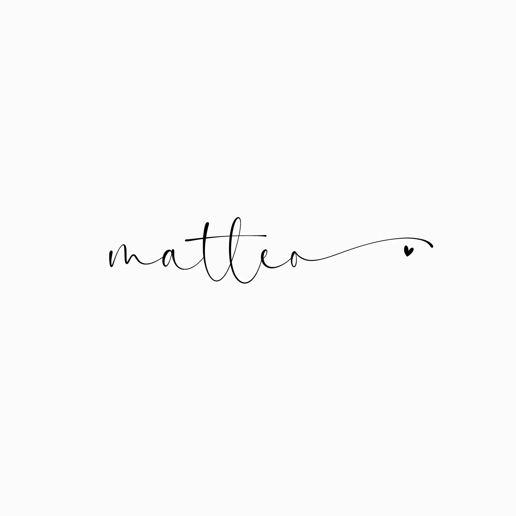 Personalisiertes Tattoo Design – moderner Fineline Schriftzug individuell gestalten lassen