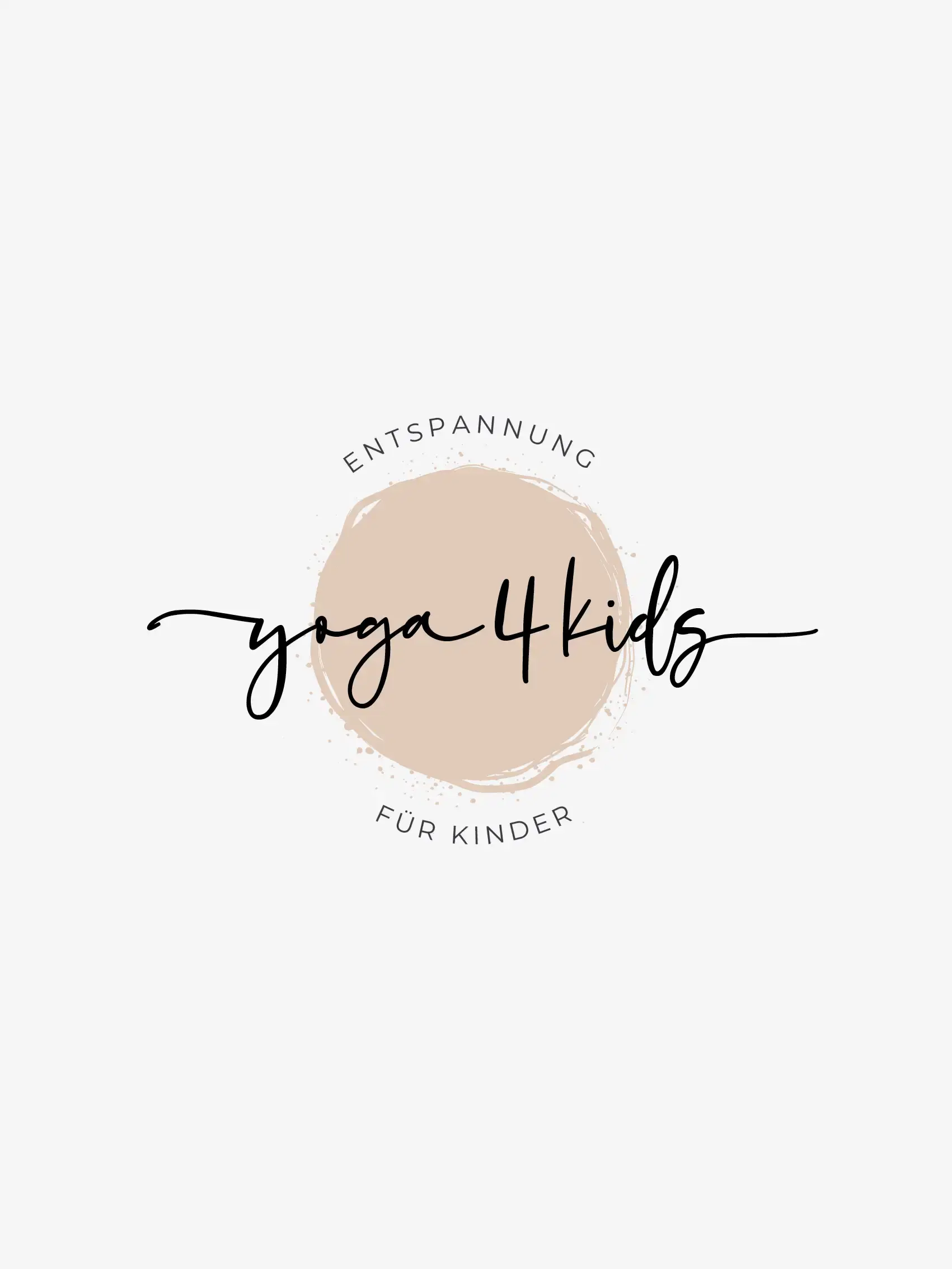 Runde Logo Vorlage Boho Stil – kreatives fertiges Yoga Logo kaufen und für Branding nutzen