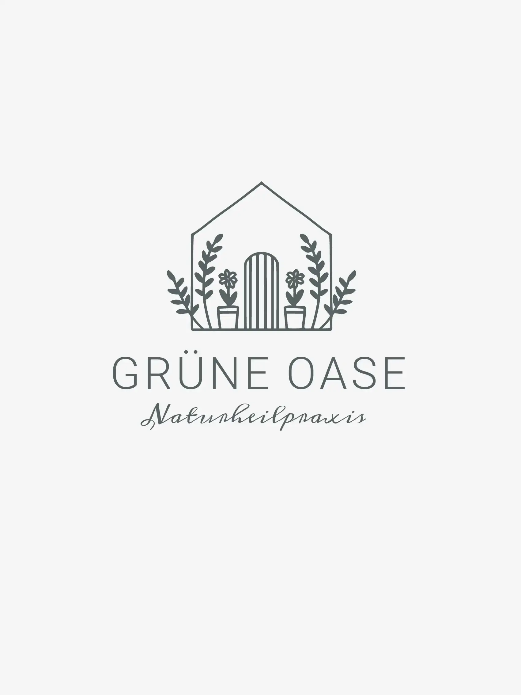 Logo Vorlage Boho Stil – kreatives fertiges Haus Logo kaufen und für Branding nutzen