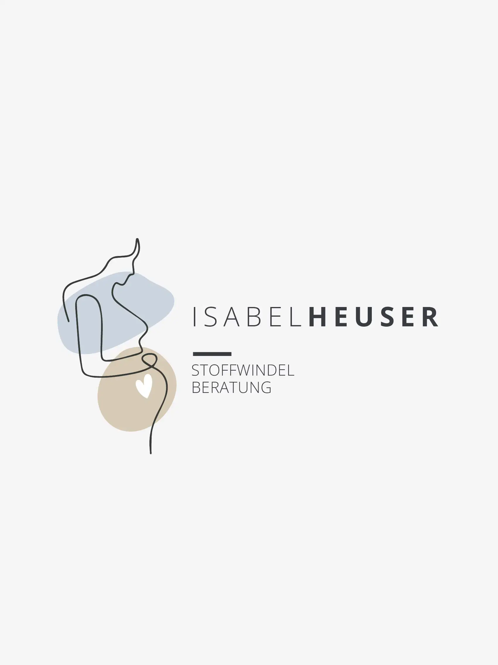 Fertiges Schwangeren Logo kaufen – feminine Logo Vorlage für selbstständige Hebammen & Doulas