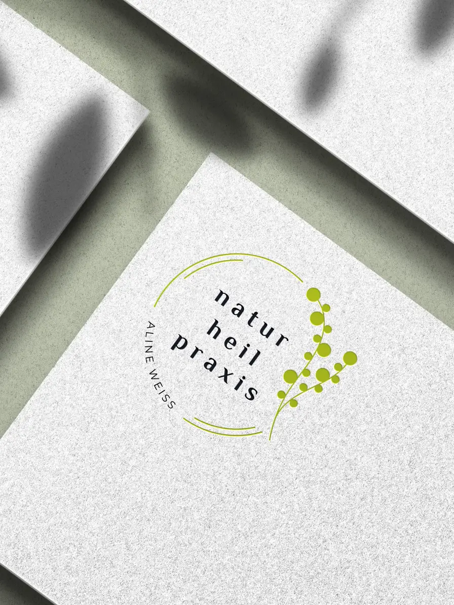 Individuelles Branding leicht gemacht – vorgefertigtes Naturheilpraxis Logo Design für Selbstständige