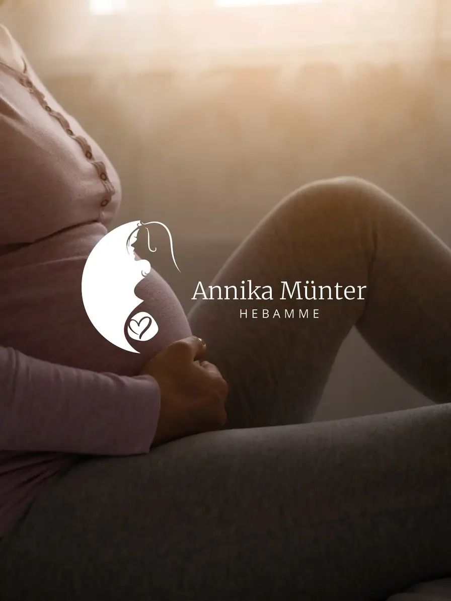 Vorgefertigte Hebamme & Doula Logo Vorlage – modernes Branding Logo Design sofort kaufen und personalisieren