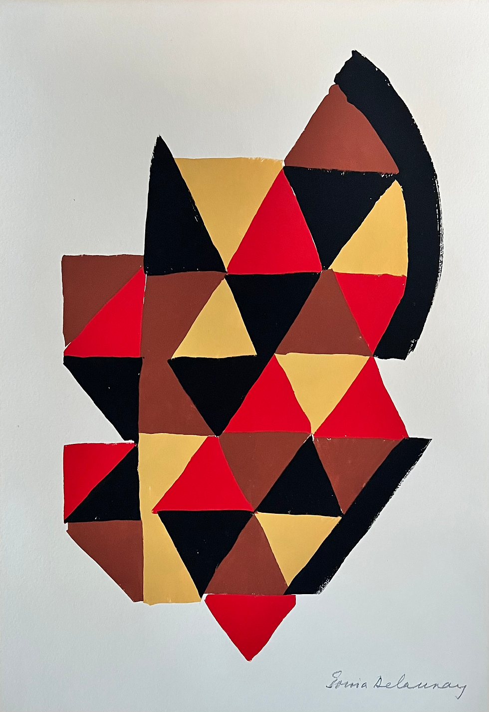 Sonia Delaunay Untitled Pochoir Print