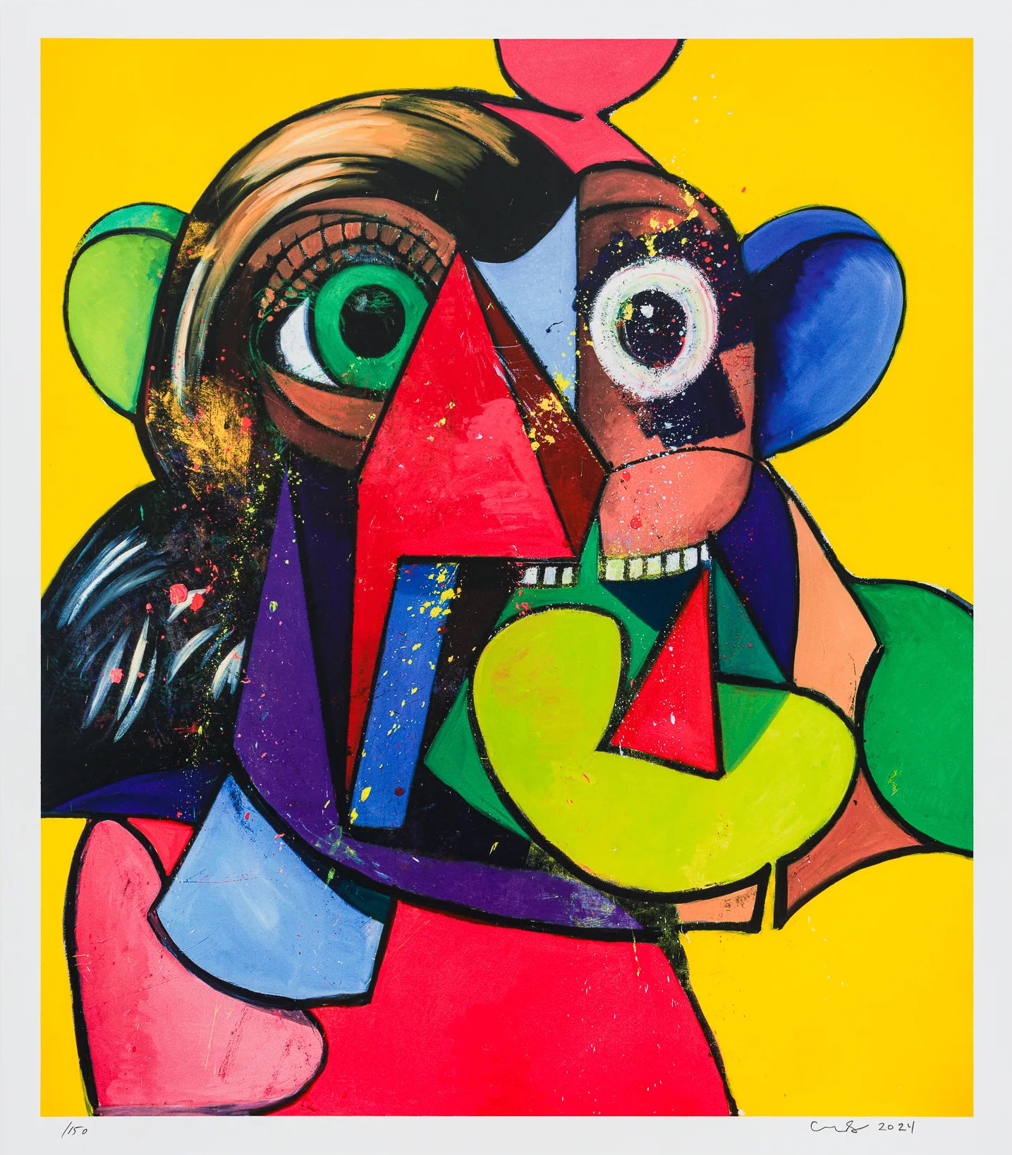 George Condo Portrait and Head