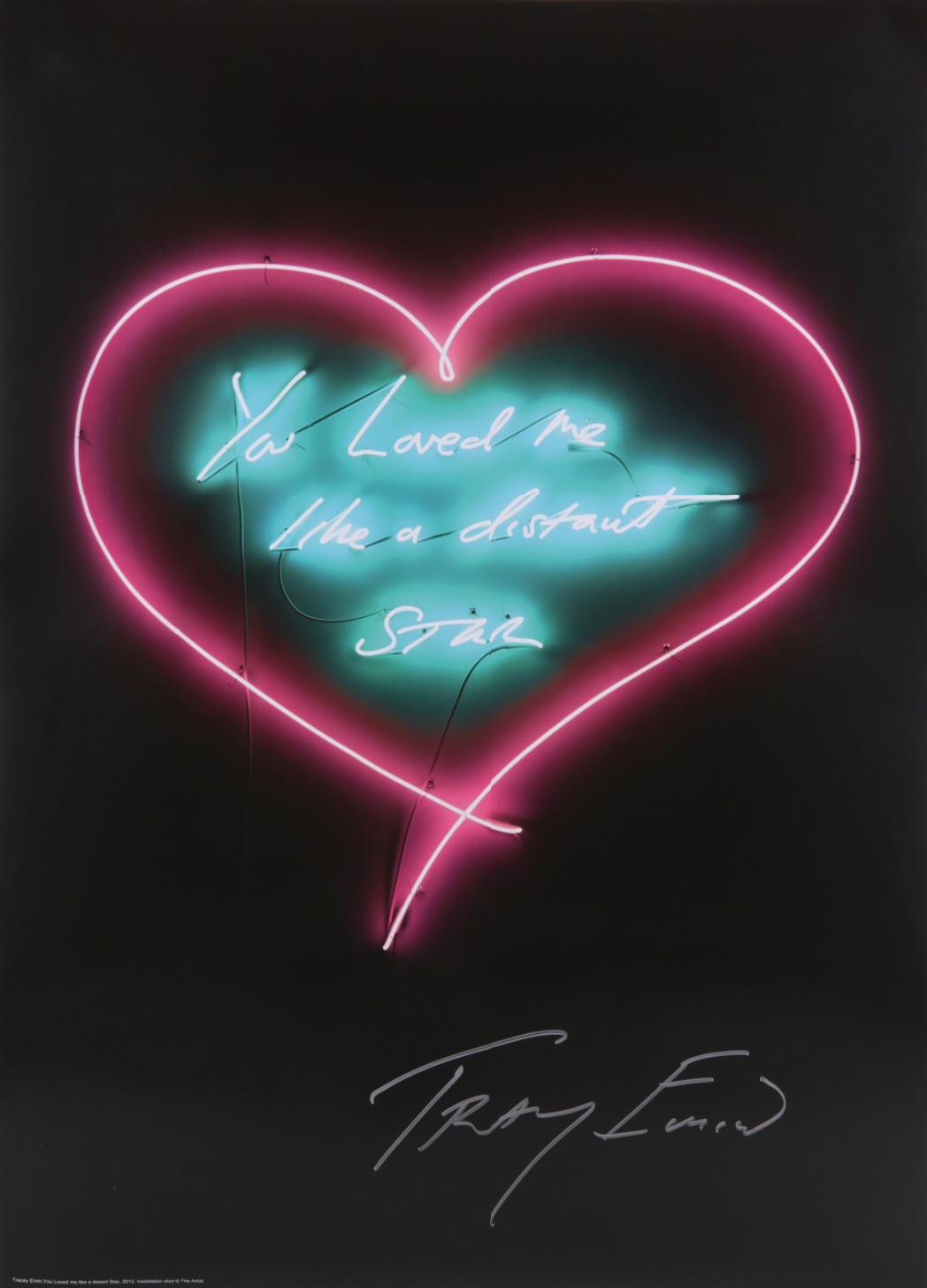 Tracey Emin You Loved Me Like A Distant Star