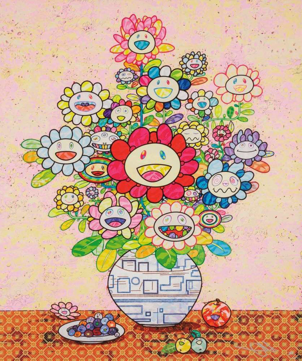 Takashi Murakami Longing for Zao Wou-Ki's Flower Painting