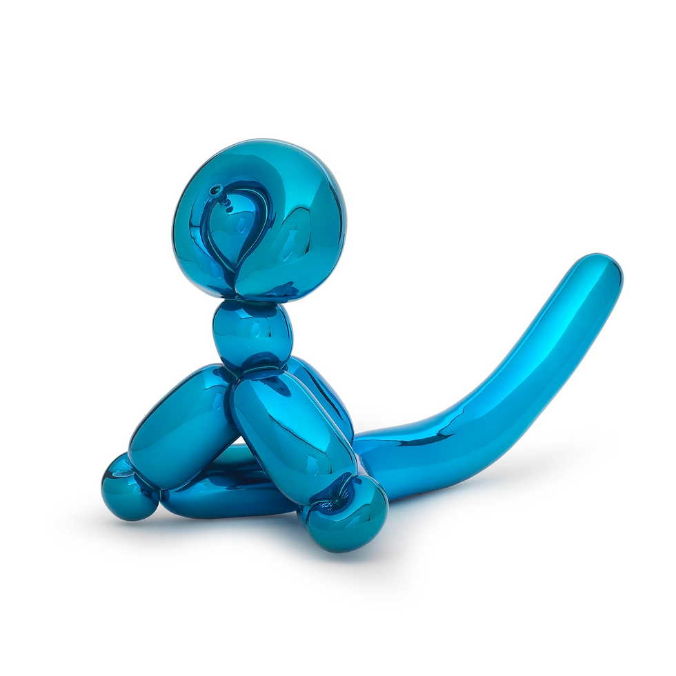 Jeff Koons Balloon Monkey (Blue)