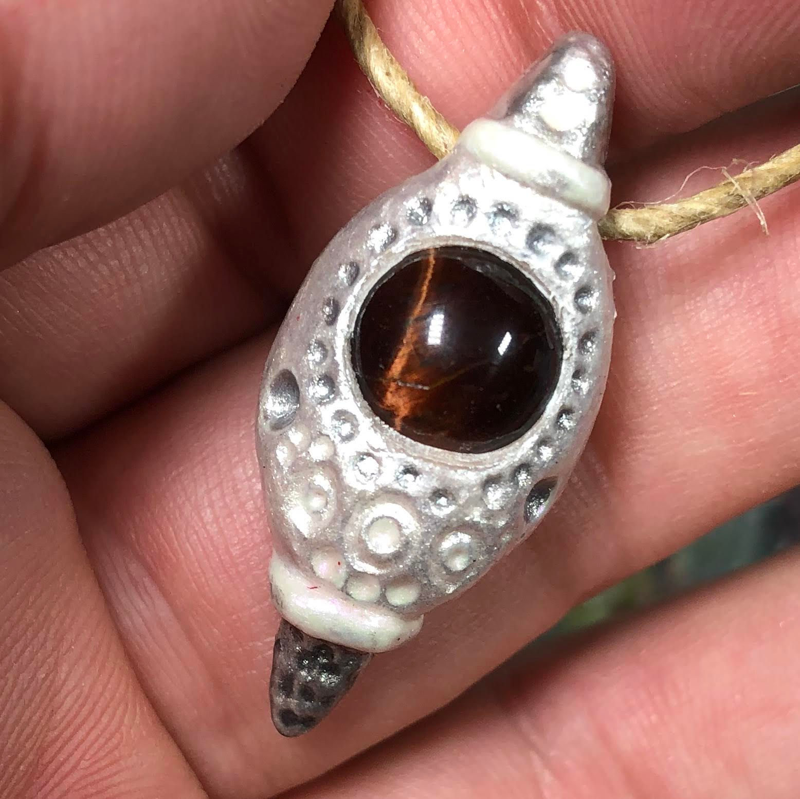 Red Tiger's Eye Pendent