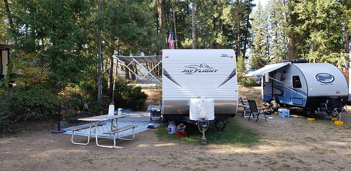 RV Site with Trailers