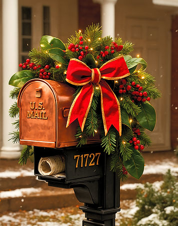 Festive Mailbox Garland with Holiday Greenery_edited_edited